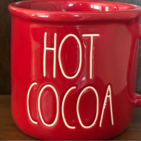 Rae Dunn HOT COCOA Ceramic Christmas Mug - Picture 3 of 7